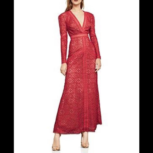 NWT BCBG Red Lace Dress ❤️ Perfect Valentines Dress! - Picture 3 of 7